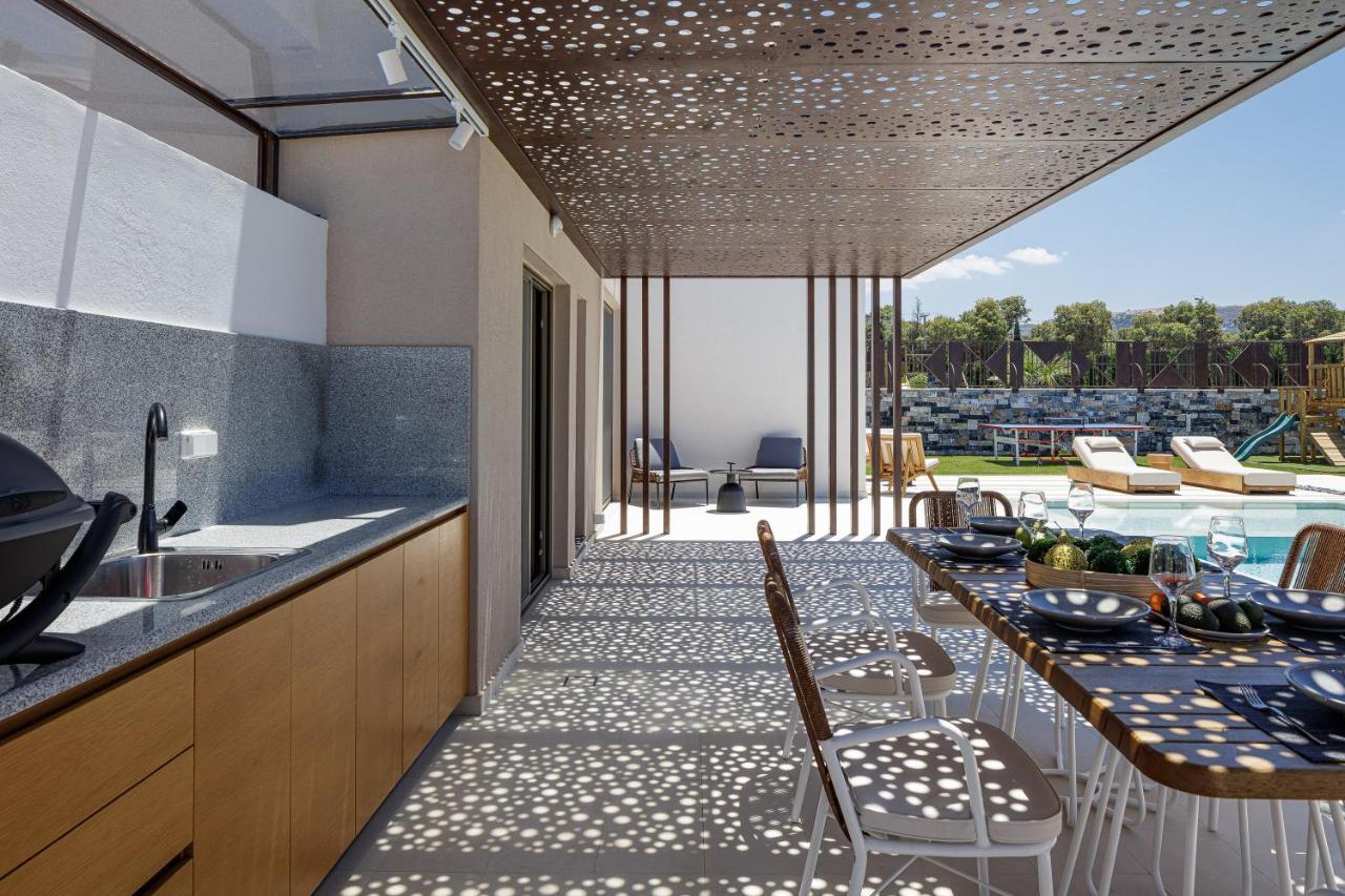 Terrazzo Luxury Villas Pigianos Kampos  Exterior foto