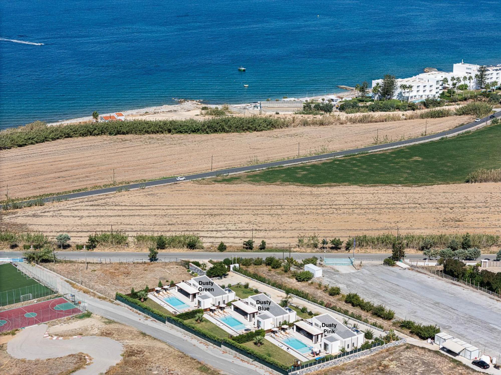 Terrazzo Luxury Villas Pigianos Kampos  Exterior foto