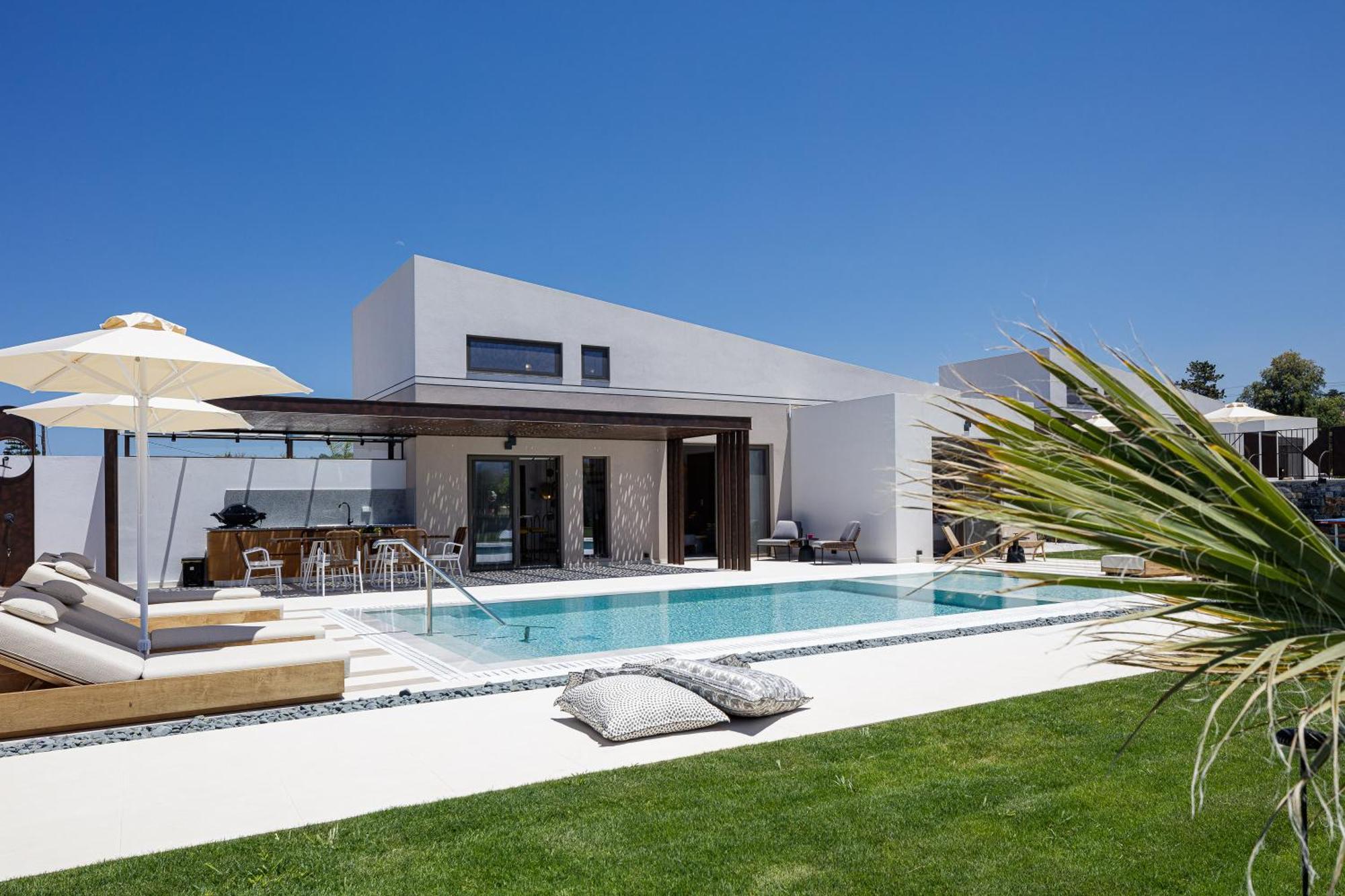 Terrazzo Luxury Villas Pigianos Kampos  Exterior foto