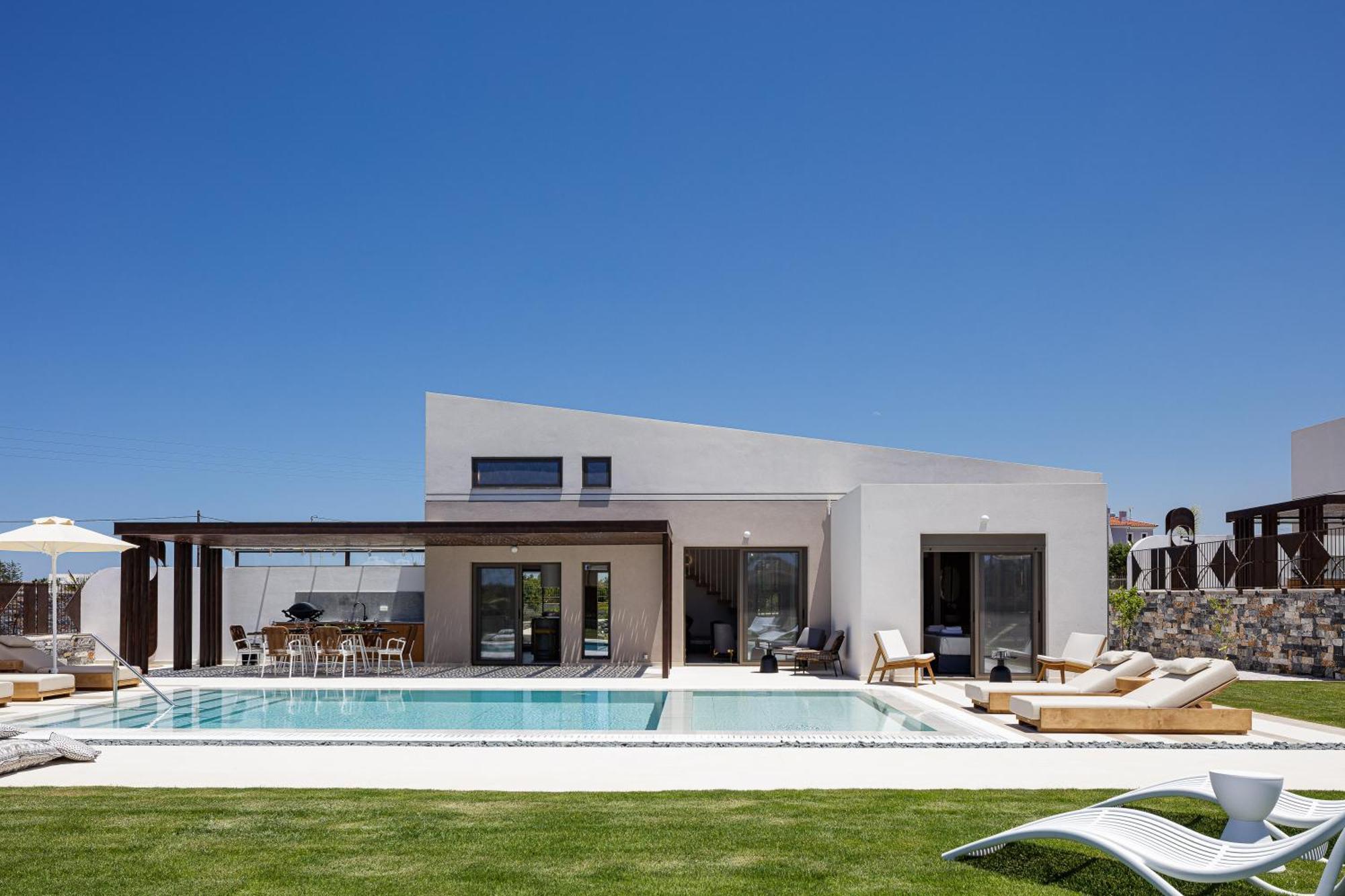 Terrazzo Luxury Villas Pigianos Kampos  Exterior foto